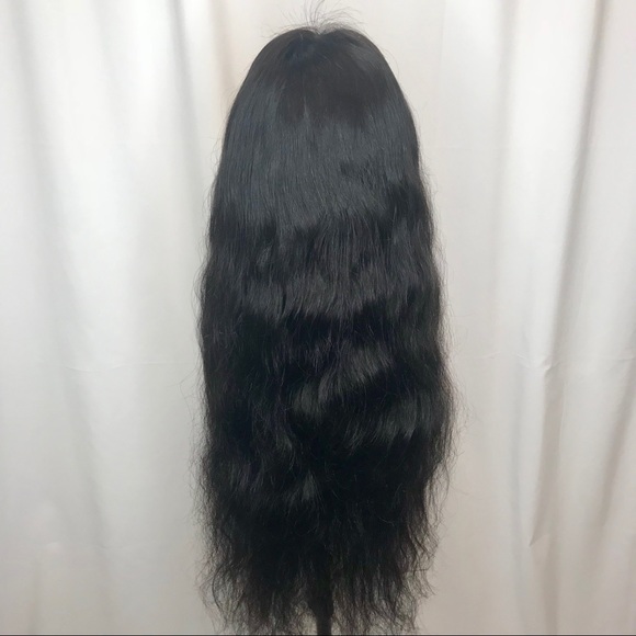 28 inch Full lace human hair natural wave wig - Picture 3 of 7